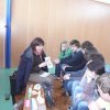Přednáška o AIDS 8.12.2010 v tělocvičně školy
