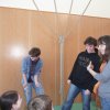 Přednáška o AIDS 8.12.2010 v tělocvičně školy