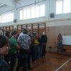 Přednáška o AIDS 8.12.2010 v tělocvičně školy