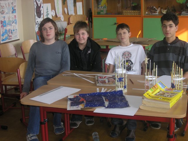 Vánoční dílna konaná v sobotu 27.11.2010  v prostorách školy