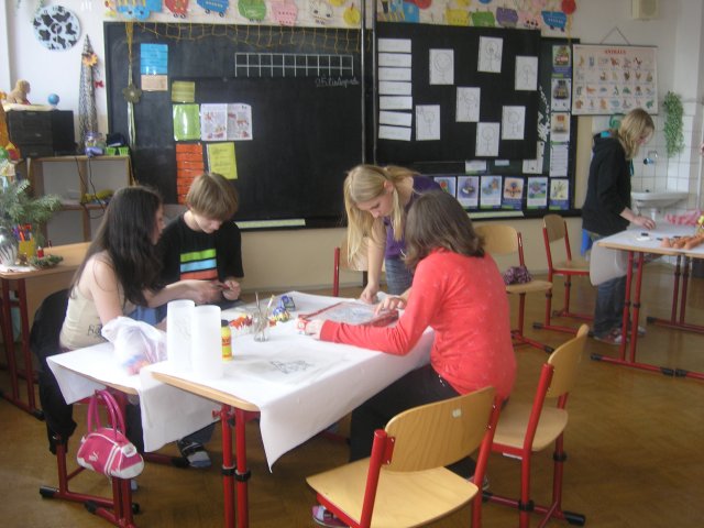 Vánoční dílna konaná v sobotu 27.11.2010  v prostorách školy