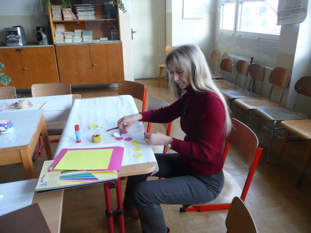 Vánoční dílna konaná v sobotu 27.11.2010  v prostorách školy