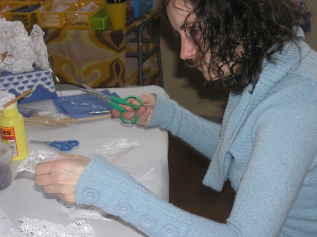 Vánoční dílna konaná v sobotu 27.11.2010  v prostorách školy
