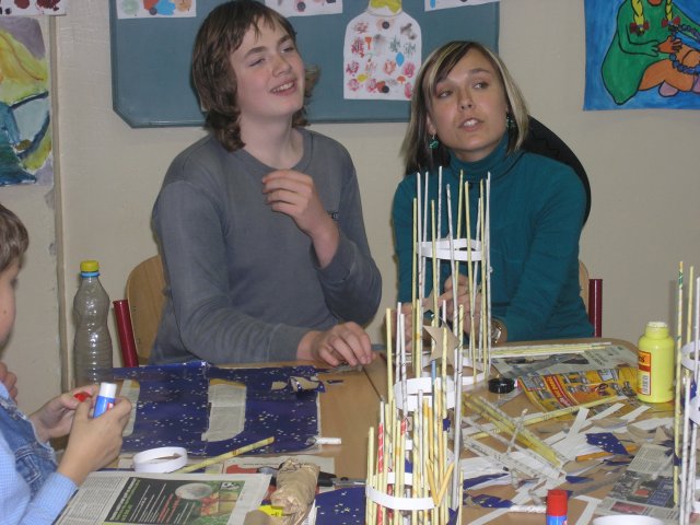 Vánoční dílna konaná v sobotu 27.11.2010  v prostorách školy