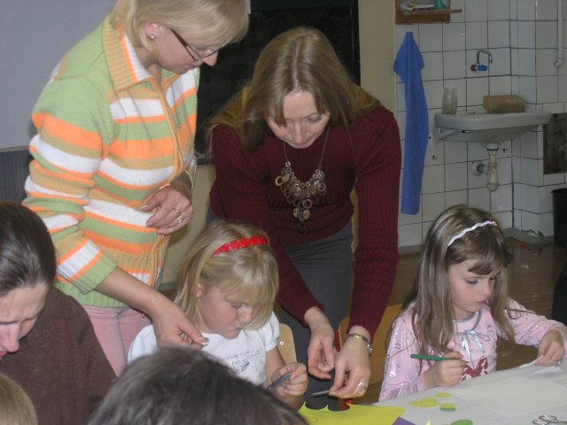 Vánoční dílna konaná v sobotu 27.11.2010  v prostorách školy