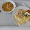 česnečka, aljašská treska zapečená, šťouchaný brambor