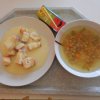zeleninová polévka s cizrnou, buchtičky se šodó