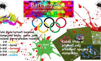 Barevný den inspirovaný olympiádou